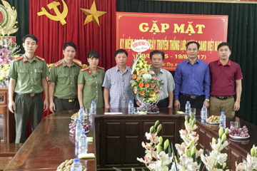 Trường Hữu Nghị T78 chúc mừng kỉ niệm 72 năm ngày truyền thống lực lượng Công an nhân dân