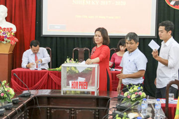 ĐẠI HỘI CHI BỘ ĐÀO TẠO TRƯỜNG HỮU NGHỊ T78 NHIỆM KỲ 2017 – 2020