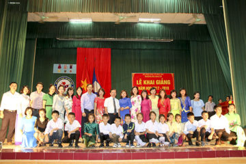 Trường Hữu Nghị T78 tổ chức Lễ Khai giảng năm học 2017-2018  dành cho khối Dự bị tiếng Việt