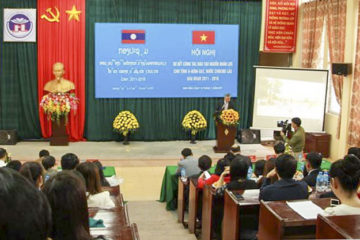 Hội nghị  “Sơ kết công tác Đào tạo nguồn nhân lực cho tỉnh U – Đôm – xay, nước CHDCND Lào giai đoạn 2011 – 2016”