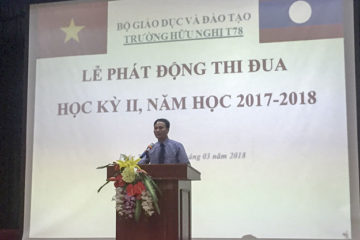 Lễ phát động phong trào Thi đua Học tập tốt – Rèn luyện tốt của trường Hữu Nghị T78
