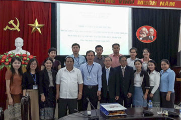 Đoàn cán bộ, giáo viên của Bộ Giáo dục và Thể Thao Lào thăm và làm việc tại trường Hữu Nghị T78