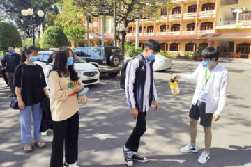 Trường Hữu Nghị T78: tổ chức  đón học sinh phổ thông DTNT tại các địa phương trở lại trường học tập