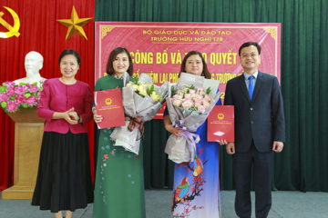 Lễ công bố và bổ nhiệm, bổ nhiệm lại Phó hiệu trưởng nhiệm kỳ 2019-2024
