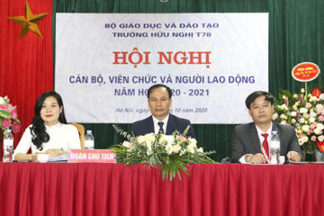 Hội nghị cán bộ, viên chức và người lao động năm học 2020-2021 trường Hữu Nghị T78 thành công tốt đẹp