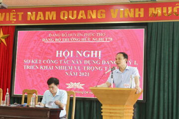 Hội nghị Sơ kết công tác xây dựng Đảng Quý I, triển khai nhiệm vụ Quý II năm 2021