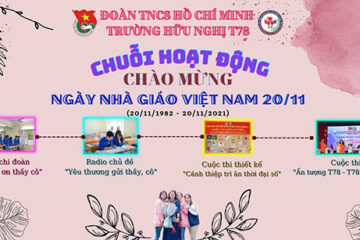 Vui tươi, phấn khởi với chuỗi hoạt động tháng 11 của Đoàn trường Hữu Nghị T78